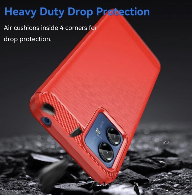 Чехол Urban Case на Motorola G14 red - изображение 3