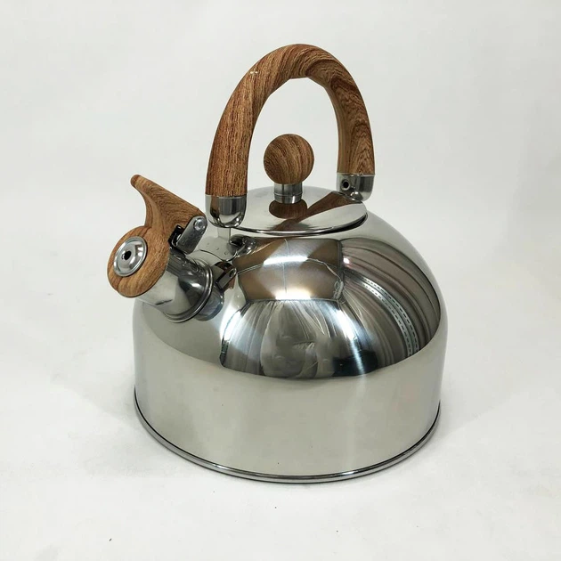 Чайник Unique со свистком UN-5302 2,5л brown - изображение 7