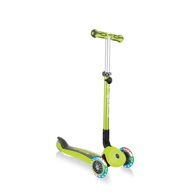 Дитячий самокат з сидінням та ручкою Globber GO UP Deluxe Lights зелений (646-106) - Фото 10 Дитячий самокат з сидінням та ручкою Globber GO UP Deluxe Lights зелений (646-106) - изображение 10