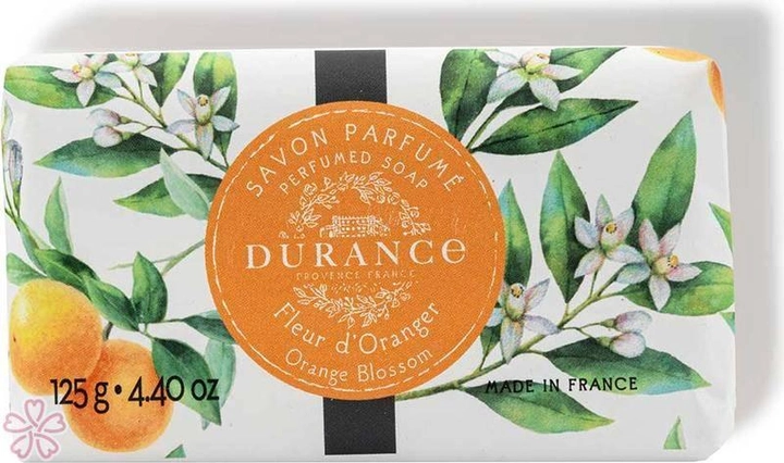 Mydło perfumowane Durance Orange Blossom 125 g (3287570074281) - obraz 1