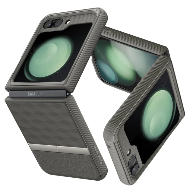 Чехол Caseology Parallax для Samsung Galaxy Flip 5 Ash Gray (ACS06243) - Фото 2 Чехол Caseology Parallax для Samsung Galaxy Flip 5 Ash Gray (ACS06243) - изображение 2