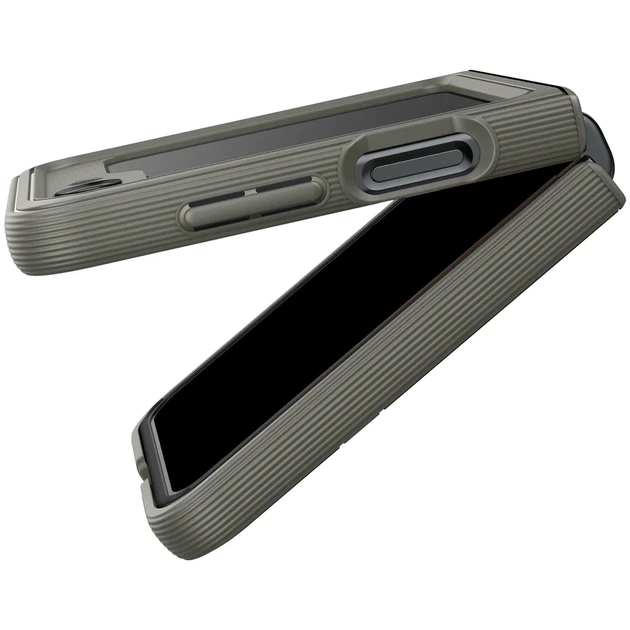 Чехол Caseology Parallax для Samsung Galaxy Flip 5 Ash Gray (ACS06243) - Фото 5 Чехол Caseology Parallax для Samsung Galaxy Flip 5 Ash Gray (ACS06243) - изображение 5