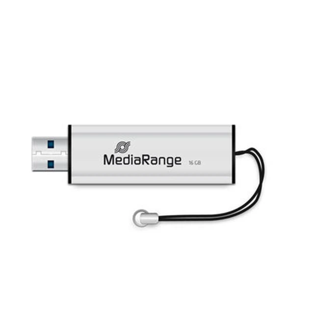 Флеш-накопитель USB3.0 16GB MediaRange Black/Silver (MR915) - изображение 3