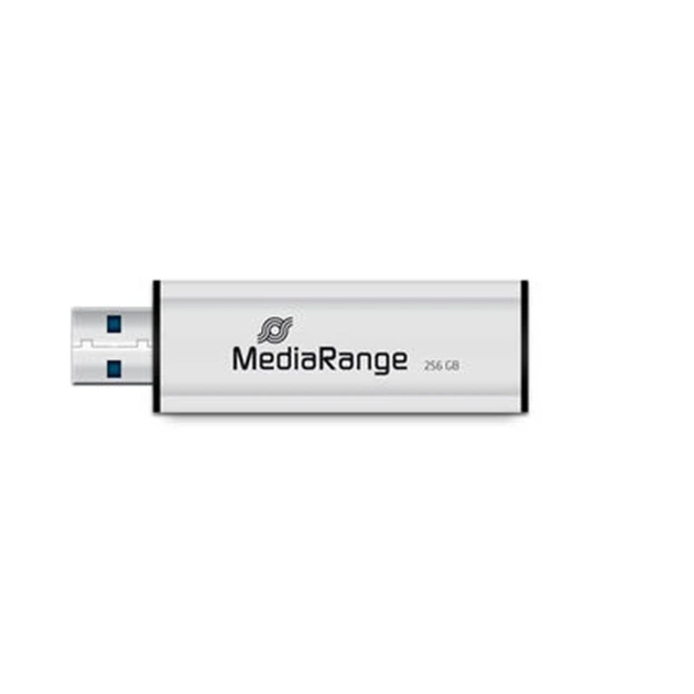 Флеш-накопичувач USB3.0 256GB MediaRange Black/Silver (MR919) - изображение 4