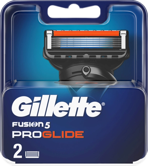 Wymienne wkłady (ostrza) do golenia dla mężczyzn Gillette Fusion5 ProGlide 2 szt (7702018085897) - obraz 1
