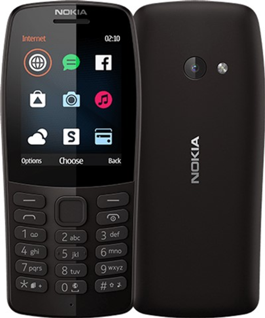 Мобільний телефон Nokia 210 TA-1139 DualSim Black (MT_210DS black) - зображення 1