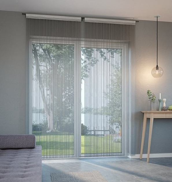 Штора-нить YXLAN 1x90x245см серы – фото, отзывы, характеристики в ...