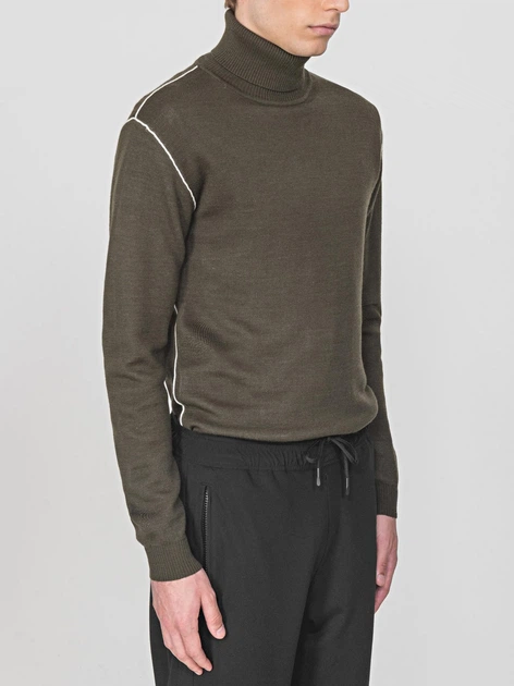 Golf męski wełniany Antony Morato MMSW01157YA400006-9000 L Czarny (8052136000609) - obraz 3