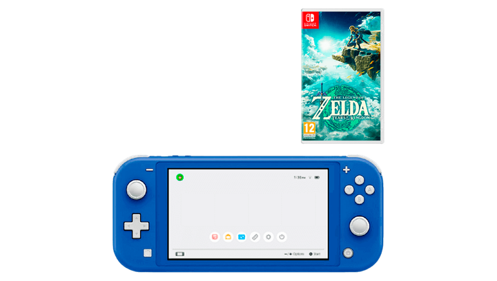Консоль Nintendo Switch Lite 32GB Blue + Игра The Legend of Zelda
