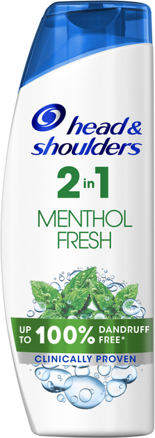 Szampon i odżywka przeciwłupieżowa Head & Shoulders Menthol Fresh 2 w 1 360 ml (4084500970403) - obraz 2