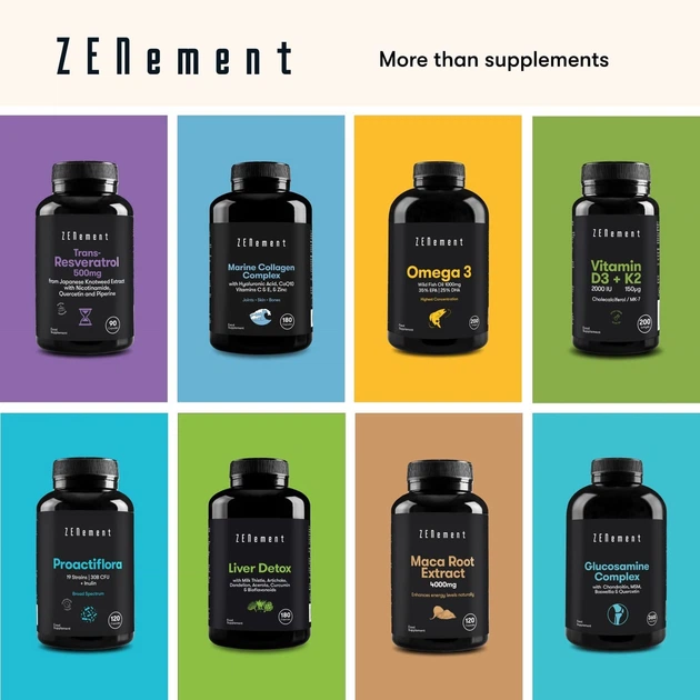 Комплекс глюкозаміну з хондроїтином Zenement - 180 капсул - зображення 5