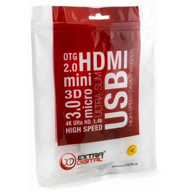 Порт-репликатор Extradigital USB Type-C to HDMI/USB 3.0/Type-C (0.15m) (KBH1691) - изображение 5