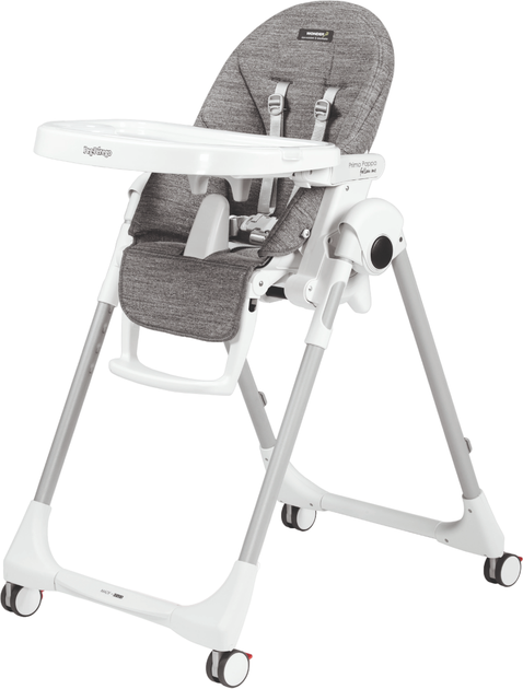 Стульчик для кормления Peg-Perego Prima Pappa Follow Me Wonder Grey (8005475410653) - Фото 1 Стульчик для кормления Peg-Perego Prima Pappa Follow Me Wonder Grey (8005475410653) - изображение 1