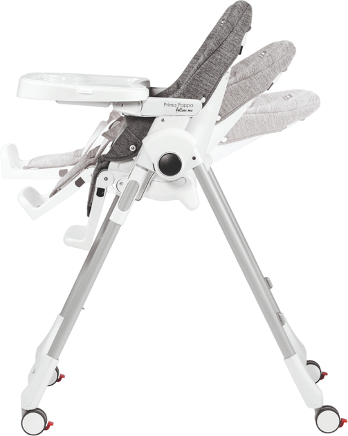 Стульчик для кормления Peg-Perego Prima Pappa Follow Me Wonder Grey (8005475410653) - Фото 13 Стульчик для кормления Peg-Perego Prima Pappa Follow Me Wonder Grey (8005475410653) - изображение 13