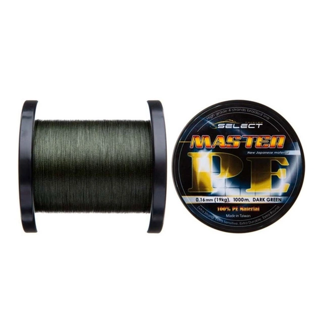Шнур Select Master PE 1000m 0.16мм 19кг темн.-зел. (1870.01.89) - Фото 1 Шнур Select Master PE 1000m 0.16мм 19кг темн.-зел. (1870.01.89) - изображение 1