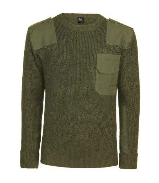 Армейский пуловер свитер Brandit Оливковый L (Kali) - изображение 1