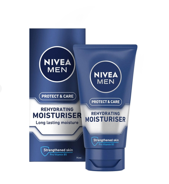 Зволожуючий крем для обличчя Nivea for men захист та догляд 75 мл - Фото 1 Зволожуючий крем для обличчя Nivea for men захист та догляд 75 мл - зображення 1