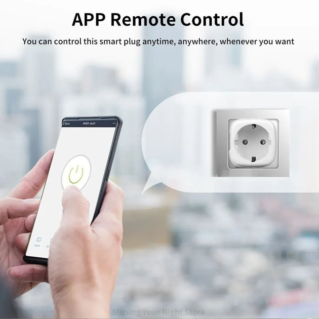 WiFi смарт розетка Aubess Smart Life 20А – купить онлайн на ROZETKA