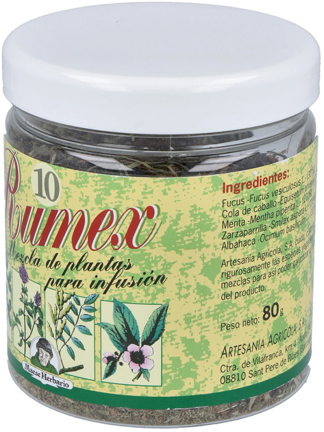 Suplement diety Artesania Rumex 10 Kontrola wagi 80 g (8435041041309) - obraz 1