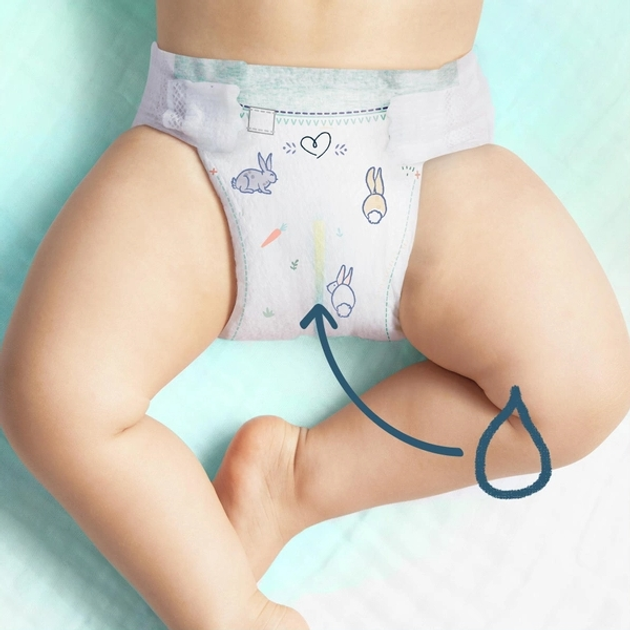 Підгузки Pampers Harmonie Розмір 1 (2-5 кг) 50 шт (8006540156513) - зображення 5