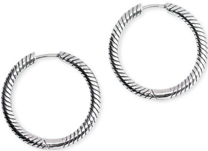 Kolczyki Pandora Charm Hoop Earrings (5700302938807) - obraz 1