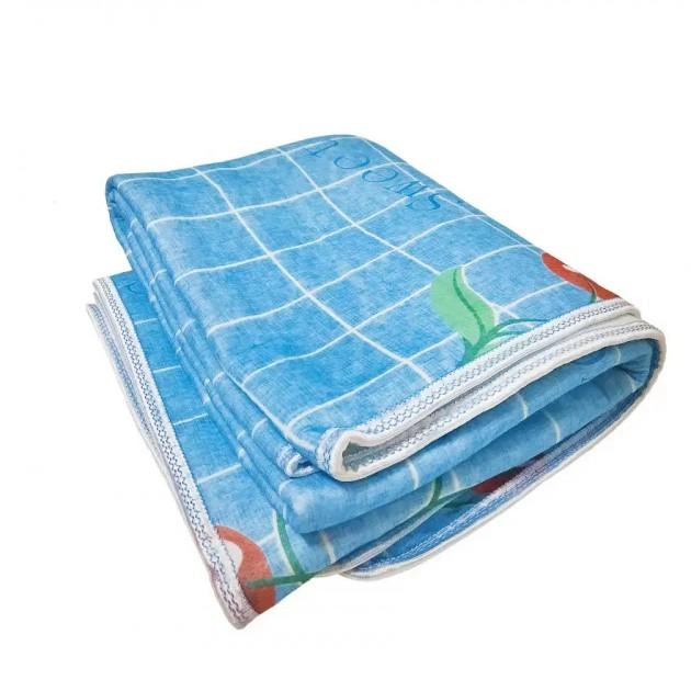 Електропростирадло Electric Blanket 150x180 см, рівномірний обігрів 18 рівнів, низьке енергоспоживання, синій з вишневими клітинками - Фото 5 Електропростирадло Electric Blanket 150x180 см, рівномірний обігрів 18 рівнів, низьке енергоспоживання, синій з вишневими клітинками - зображення 5