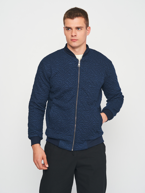 Бомбер мужской Burberry 11199.3 2XL Темно-синий 