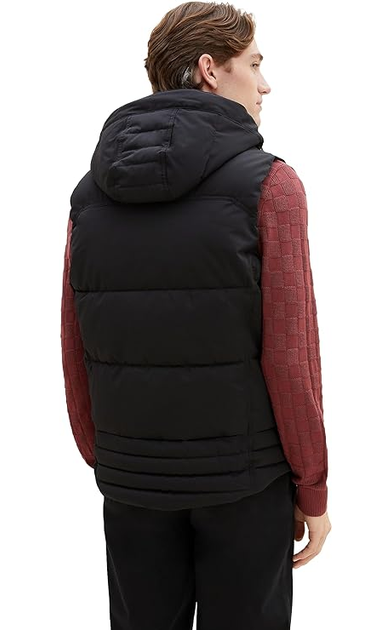 Жилет Tom Tailor XXL Чорний 1037355-29999 - Фото 3 Жилет Tom Tailor XXL Чорний 1037355-29999 - изображение 3