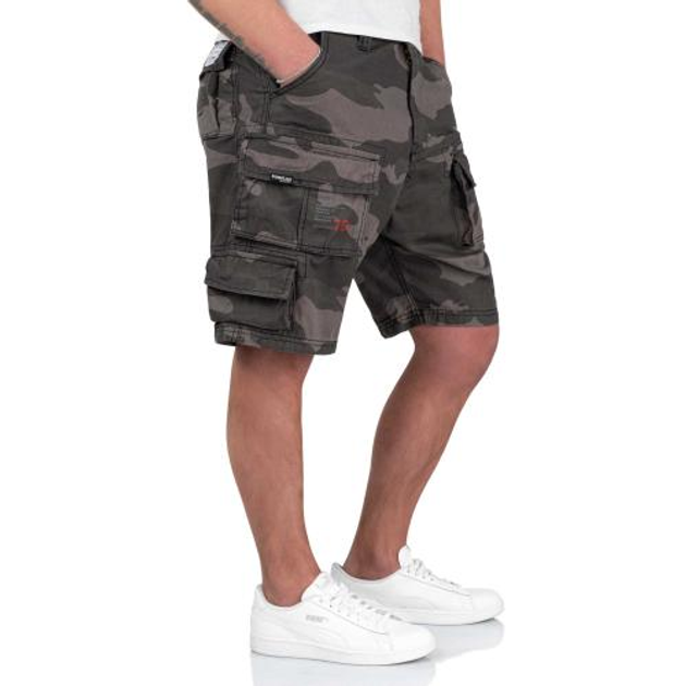 Шорти Surplus Raw Vintage SURPLUS TROOPER SHORTS (Black Camo) 5XL - зображення 2