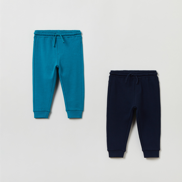 Набір спортивних штанів дитячий 2 шт OVS 1847401 98 см Blue (8056781869055) - зображення 1