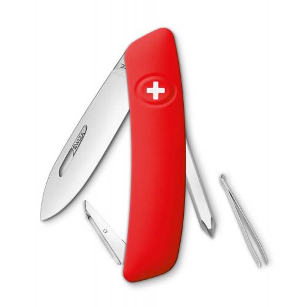 Нож Swiza D02, красный - изображение 1