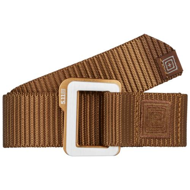 Пояс 5.11 Tactical TRAVERSE DOUBLE BUCKLE BELT (Battle Brown) XL - изображение 2