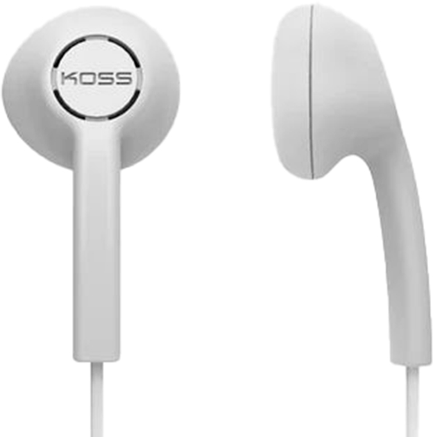 Słuchawki Koss KE5 In-Ear Wired White (192881) - obraz 1
