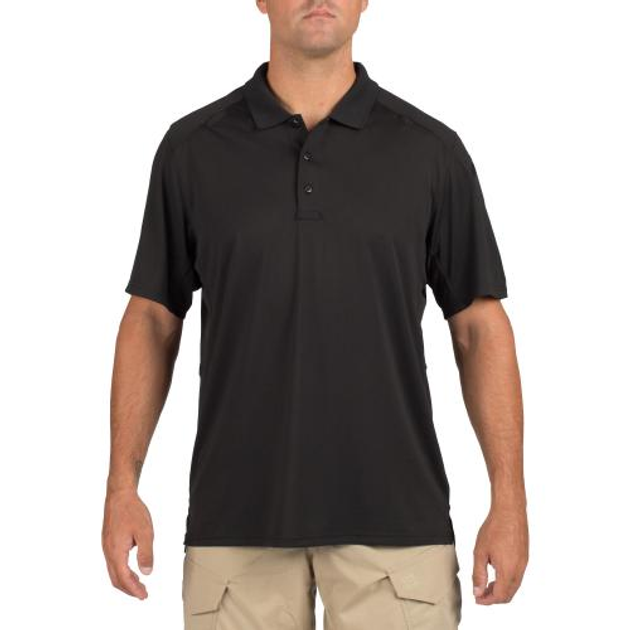 Футболка 5.11 Tactical поло Helios Short Sleeve Polo (Black) M - зображення 1