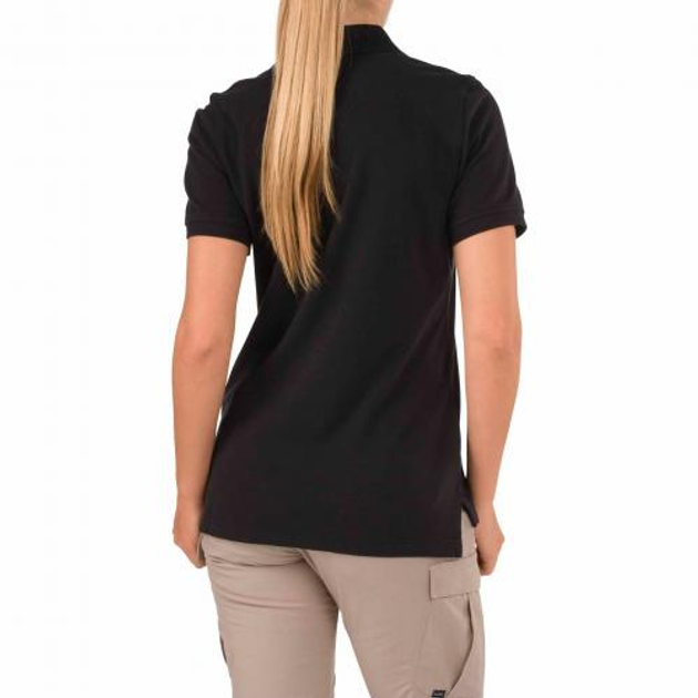 Футболка 5.11 Tactical поло жіноча 5.11 Women' Professional Short Sleeve Polo (Black) S - зображення 2
