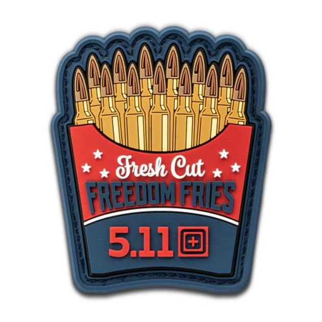 Нашивка 5.11 Tactical Freedom Fries Patch (Multi) Єдиний - зображення 1