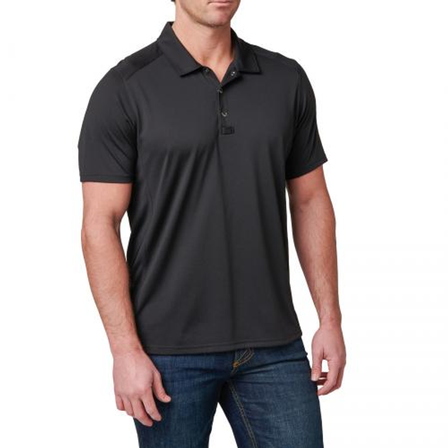 Футболка 5.11 Tactical поло Paramount Short Sleeve Polo 2.0 (Black) S - зображення 1