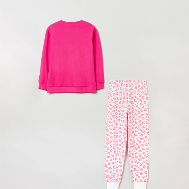 Piżama (longsleeve + spodnie) OVS 1821609 146 cm Pink (8056781581537) - obraz 2