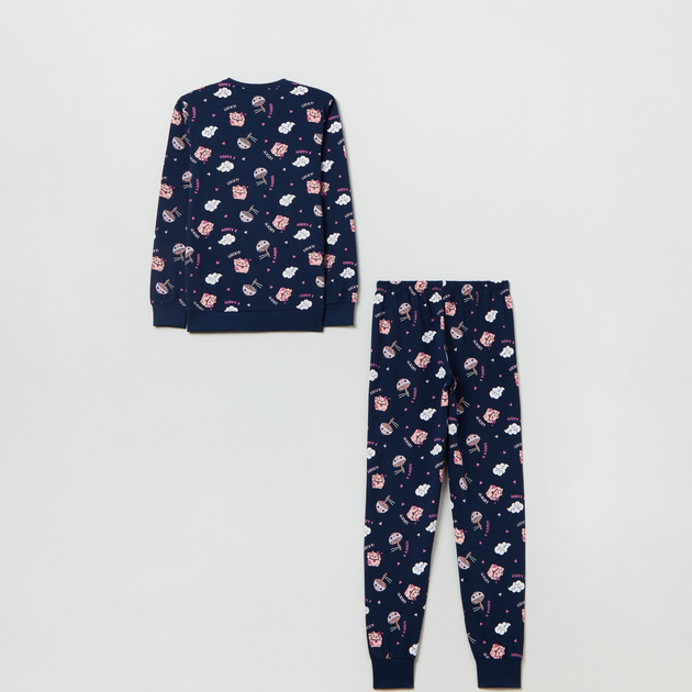 Piżama (longsleeve + spodnie) OVS 1843814 170 cm Blue (8056781808528) - obraz 2