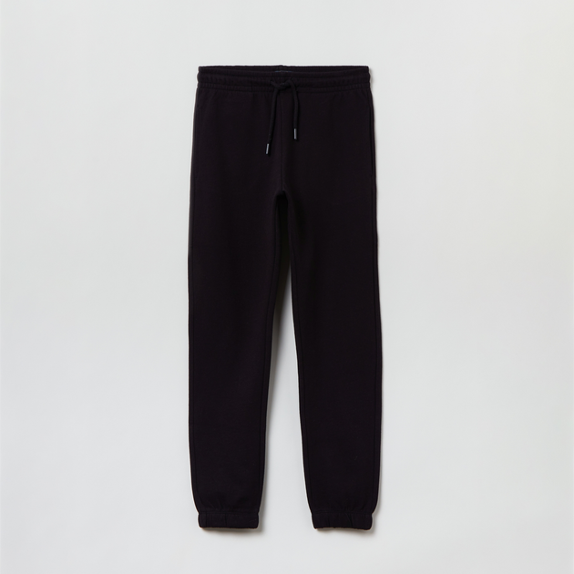 Spodnie dresowe młodzieżowe chłopięce joggery OVS 1891938 170 cm Czarne (8052147138551) - obraz 1
