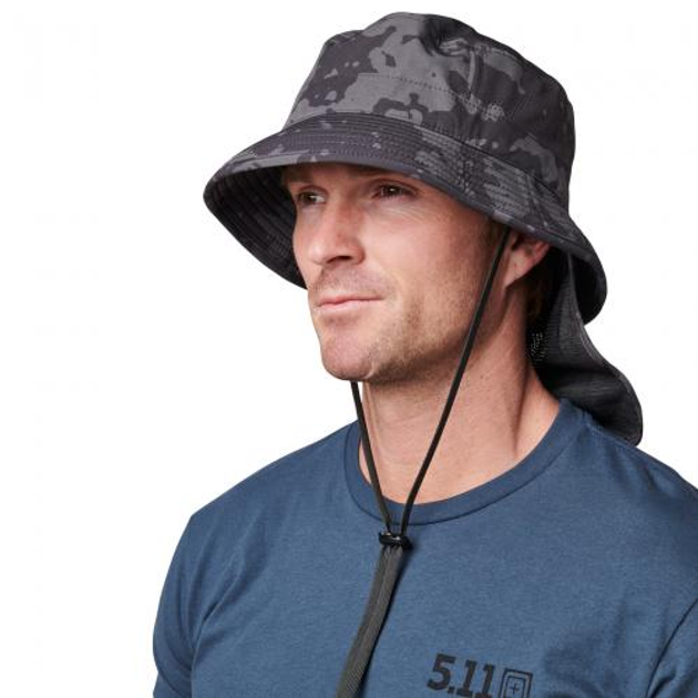 Панама 5.11 Tactical Vent-Tac Boonie Hat (Volcanic Camo) L/XL - зображення 1