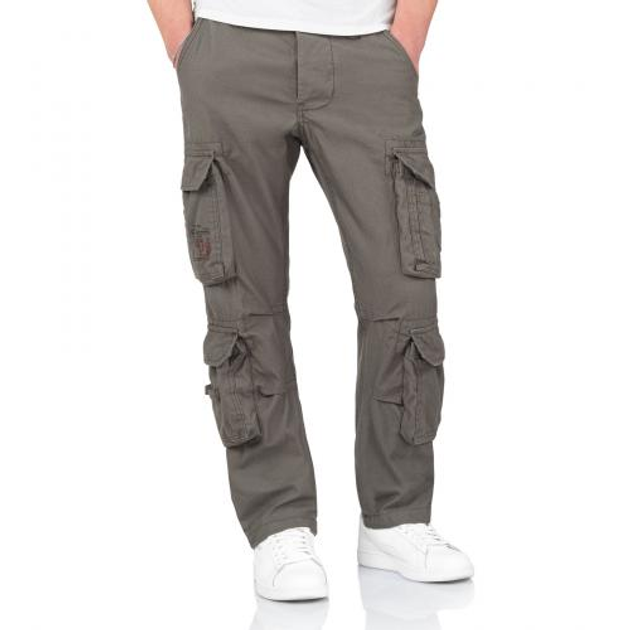 Штаны Surplus Raw Vintage SURPLUS AIRBORNE TROUSERS SLIMMY (Olive) M - изображение 1