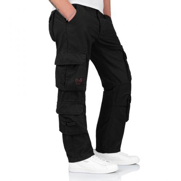 Брюки Surplus Raw Vintage SURPLUS AIRBORNE TROUSERS SLIMMY (Black) M - зображення 2