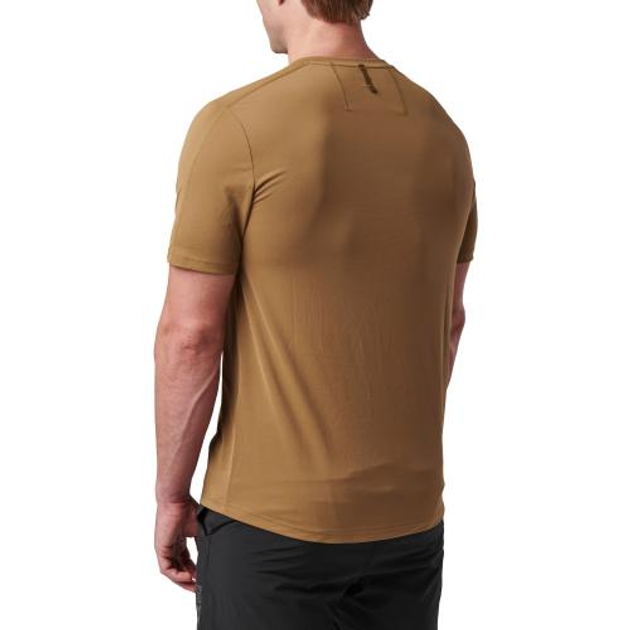 Футболка 5.11 Tactical Потовідвідна тактична No Mercy PT-R Short Sleeve Top (Kangaroo) L - зображення 2