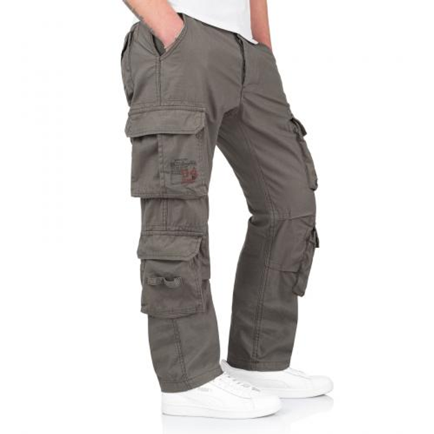 Штаны Surplus Raw Vintage SURPLUS AIRBORNE TROUSERS SLIMMY (Olive) L - изображение 2