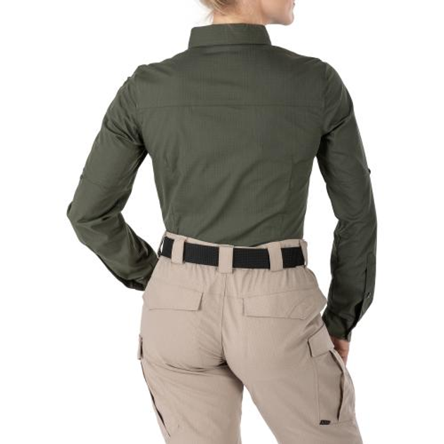Рубашка 5.11 Tactical женская Women' Stryke Long Sleeve Shirt (Tdu Green) XS - изображение 2