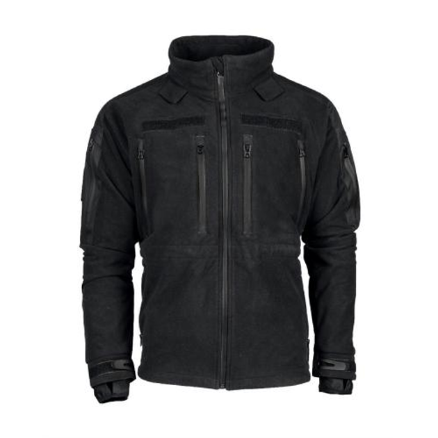 Куртка Sturm Mil-Tec флісова Plus Cold Weather Jacket Fleece (Black) M - зображення 1