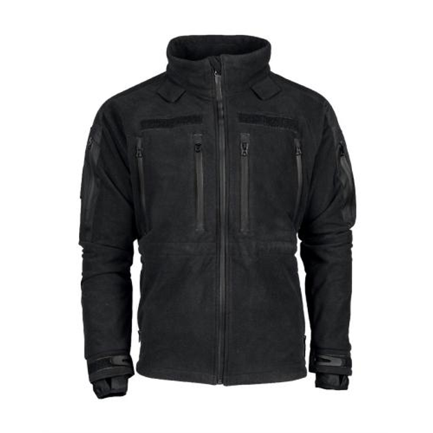 Куртка Sturm Mil-Tec флисовая Plus Cold Weather Jacket Fleece (Black) M - изображение 1