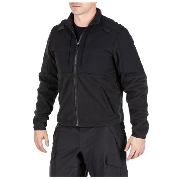 Куртка 5.11 Tactical тактическая флисовая Fleece 2.0 (Black) 2XL - изображение 2