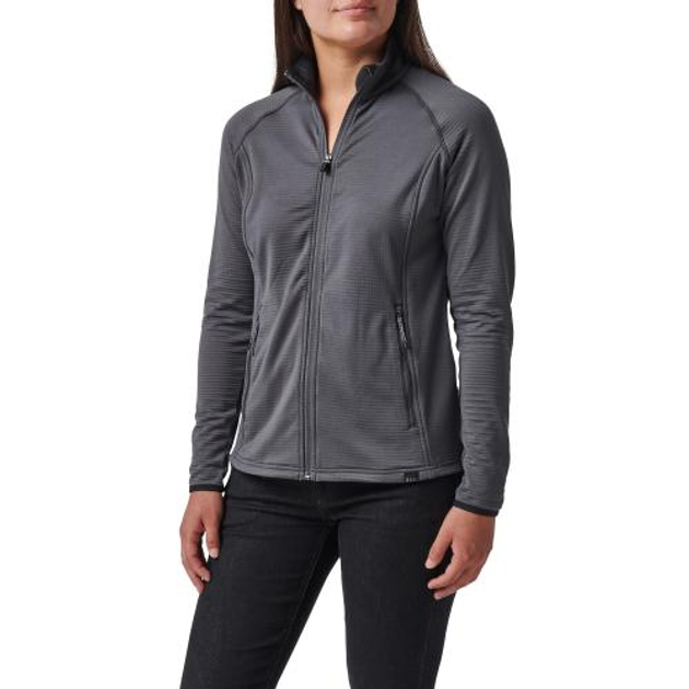 Куртка 5.11 Tactical флисовая женская Women' Stratos Full Zip (Flint) S - изображение 1